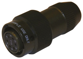 Złącze 10-pinowe Męski Amphenol Limited Żeński Montaż na kablu MIL-DTL-26482 rozmiar 12