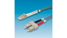 Roline Patchcord Światłowodowy 50/125Um Lc-Sc 0.5M Szary