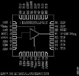 GaAs, pHEMT, MMIC, 1 W Power Amplifier, 0.1 GHz to 6 GHz