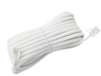 KAB55.10RJ11 Kabel telefoniczny wtyk (PLUG) - wtyk (PLUG) 6p4c 10m (telefon-gniazdko)