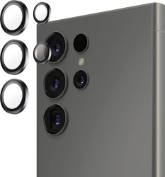 PanzerGlass Hoops® Szkło ochronne na kamerę Samsung Galaxy S25 Ultra 1 zest. Anti Fingerprint (Odcisk palca), odporna na