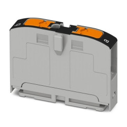 Blok rozdzielczy PTVFIX 2X2,5 BK, czarne złącze przemysłowe - 2 punkty przyłączeniowe o przekroju 2,5mm2 /30szt./