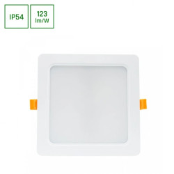 DURE 3 DOWNLIGHT 18W WW 230V 110st IP54 IK06 170x170x34 BIAŁY kwadratowa zasilacz zintegrowany