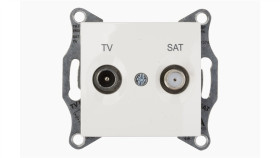 Sedna Gniazdo Antenowe Tv/Sat Końcowe 1Db Kremowe Sdn3401623