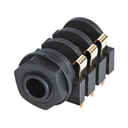 Rean NYS216G AV 6.35mm Audio Jack Socket 3 Pins 1 piece