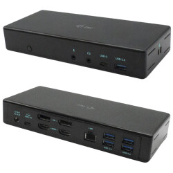 i-tec C31QUATTRODOCKPDUK USB-C Quattro Display Docking Station with Power Deliv