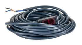 Czujniki fotoelektryczne Retrorefleksyjny Prostokątny Omron PNP zakres 4 m Światło czerwone, z polaryzacją