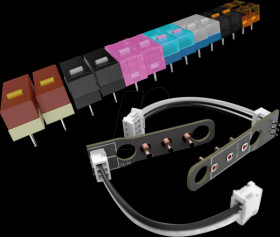 EGG-SP-U1 Switch set, 14 switches + 2x switch PCBs, for OP1 series