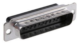 Złącze D-Sub 25-pinowe Męski Proste Montaż na kablu raster 2.76mm