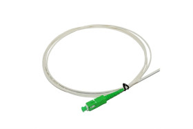 Pigtail SC/APC 2m SILVER 2 mm G.657A1 - Biały