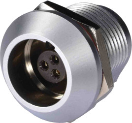 Złącze wielostykowe przemysłowe 3-pinowe Montaż tylny Gniazdo Amphenol PCD US