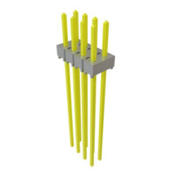 Listwa stykowa PCB 8-pinowe HTSW raster: 2.54 mm Pionowy 2-rzędowe Samtec Otwór przelotowy550 V Bez osłony