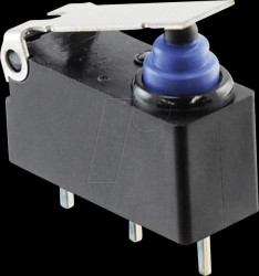 D2AW-A062D R Subminiature Micro Switch, 1x NC, Flat Lever