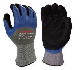 Rękawice rozmiar: 8 materiał: Grafen, Nylon zerwanie: 2 ścieranie: 4 zastosowanie: Ochrona cieplna