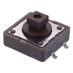 PHAP5-50VA2K2S2N3 7.3mm Height Square 12mm x 12mm Surface Mount Tactile Switch 160g Tube Packaging APEM