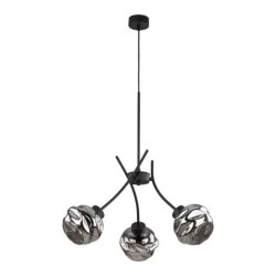 Lampa wisząca ZULIA 3 - punktowa Grafit lustrzany 5748 TK Lighting