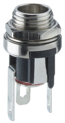 Gniazdo DC Gniazdo DC Montaż na panelu 1.0A 12.0 V.