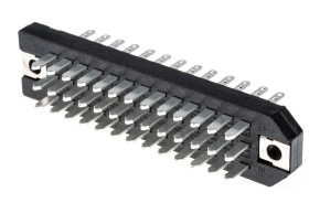 DIN 41622 type A male plug 39 way,solder