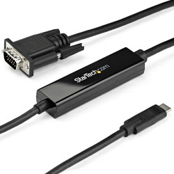 Adapter, 1920 x 1200, do wyświetlaczy: 1, USB C, USB 3.1, VGA