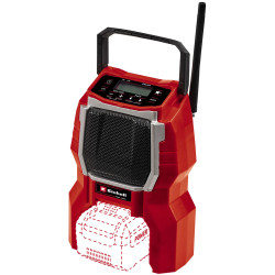 Einhell 3408017 TC-RA 18 Li BT - Solo Cordless Radio 18V Bare Unit