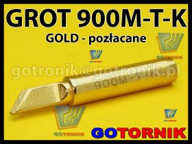 Grot 900M-T-K GOLD do stacji lutowniczych produkcji Zhaoxin/ Aoyue / PT / WEP / Yihua /