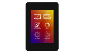 Kolorowy wyświetlacz LCD 3.2cal Zwykły biały, przepuszczający TFT 240 x 320pikseli Tak 4D Systems Pojemnościowy