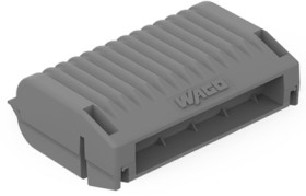 Gel box, max. 6 mm² clamps, size 3, gray for core cables, 207-1433