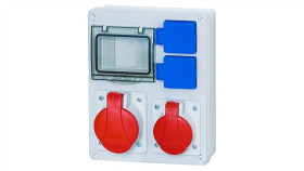 Rozdzielnica Budowlana Sycylia 1X5p 16A 1X5p 32A 2X2p+Z 4 Moduły Italine...