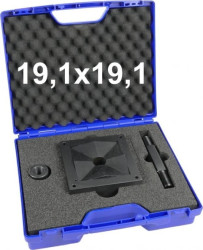 Wycinak kwadratowy do otworów w stali 19,1x19,1 mm / Otwornica do blachy 19,1x19,1mm / ENERGOTYTAN WK19,1