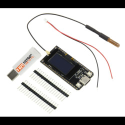 ESP32 LilyGO LoRa V1.4 433Mhz OLED 0,96" + adapter T-U2T