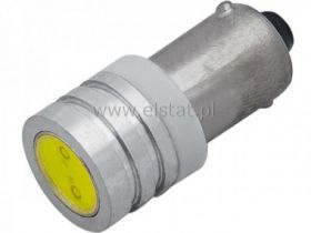 Żarówka samochodowa LED 12V 1W [ biała ] T4