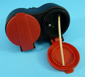 R-20BS 2xOK. Z/U ELGO ROZGAŁĘŹNIK Z KLAP