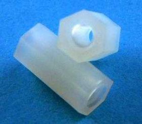 M3x12 W-W KOŁEK DYSTANS.100szt TWORZYWO