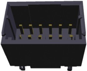 Wtyk PCB 12-pinowe raster: 2.5mm 2-rzędowe TE Connectivity Przewlekany 5.0A 250.0 V.