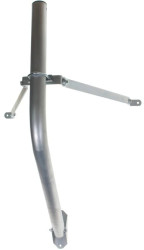 Uchwyt murowy do mocowania anten WLAN, DVB-T Stal ocynkowana średnica fi 50mm, wysokość 200mm, dystans 500mm UMA-50U50