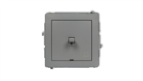 Deco Przycisk /Dzwonek/ W Stylu Amerykańskim Szary Mat 27Dwpus-4