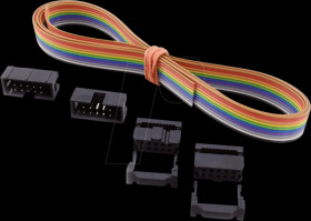 10122103 AWG28 Set, 1m cable + plugs, 10-pol