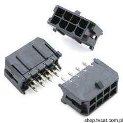 43045-0813 Socket 2 x 4 Pin THT MOLEX