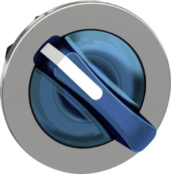 Schneider Electric ZB4FK1463 ZB4FK1463 Element czołowy przełącznika wyboru płaski, resetowalny (Ø) 30.5 mm chrom, niebie