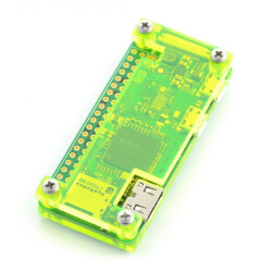 Obudowa Raspberry Pi Zero - Fluo Open - zielona