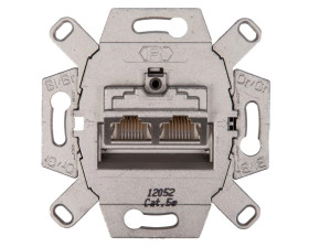 Berker/B.Kwadrat Gniazdo przyłączeniowe podwójne UAE 8/8-bieg. kat. 5e mechanizm 534555