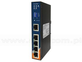 IES-2050A, Switch przemysłowy inteligentny, DIN, 5x 10/100 RJ-45, O-Ring <10ms