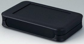 PMMA enclosure, (L x W x H) 73 x 117 x 24 mm, black (RAL 9005), IP54, A9052209