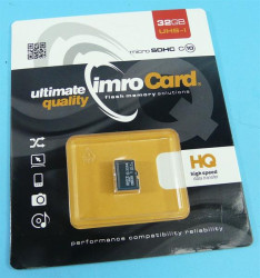 KARTA 32GB micro IMRO SDHC CLASS-10