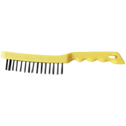 Toparc 044241 Steel Brush 4 Rows Robust Steel Brush for Tough Cleaning