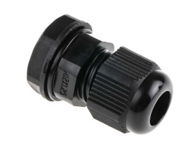 Dławnica kablowa gwint M12 Nylon 66 min. średnica kabla 3mm max. średnica kabla 6.5mm 85°C IP68