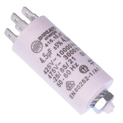 4.5uF Motor Run Capacitor Metallised Polypropylene 450V