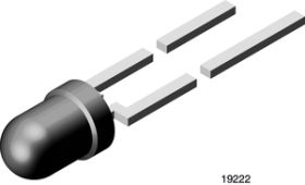 TLHK42S1T2 High Intensity LED in Ø 3 mm Tinted Non-Diffused Package