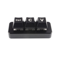 Mini klawiatura RP2040-Keyboard-3-PLUS ze skrótami Ctrl + C/V - Waveshare 26462