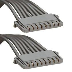 Kabel przewód-płytka, Pico-Lock, 150 V, 2,5 A, raster: 1.5mm, 150mm, Złoto, Czarny